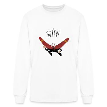 Volveré Spanish Pun - Men's Long Sleeve T-Shirt - white - Front