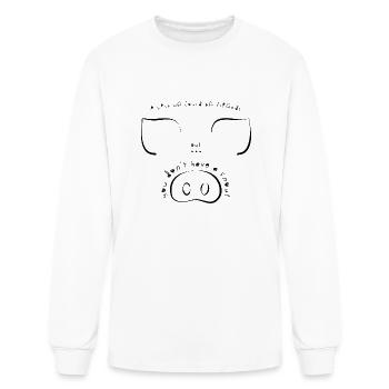 I wish we could be friends but.. - Men's Long Sleeve T-Shirt - white - Front