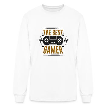 The Best Gamer - Men's Long Sleeve T-Shirt - white - Front