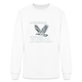 ENTREPRENEUR SCANNING THE HORIZON - Men's Long Sleeve T-Shirt - white - Front