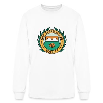 Nap Appreciation Society - Men's Long Sleeve T-Shirt - white - Front