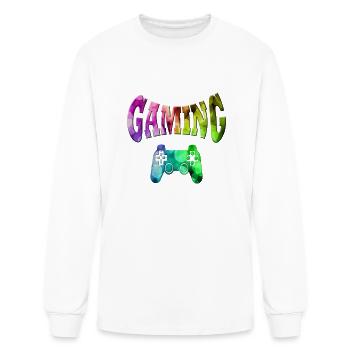 Gaming - Men's Long Sleeve T-Shirt - white - Front