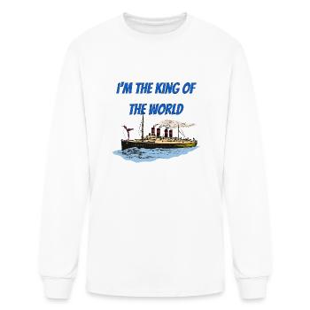 Penguin Titanic - Men's Long Sleeve T-Shirt - white - Front