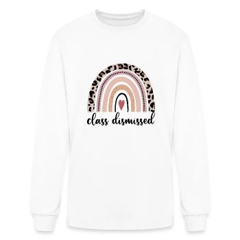 Class dismissed - Men's Long Sleeve T-Shirt - white - Front