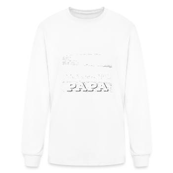 I'M Not Retired I'M A Professional Papa - Men's Long Sleeve T-Shirt - white - Front