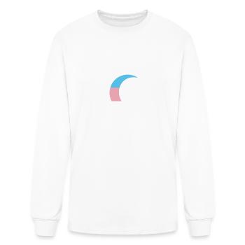 Not A Phase Transgender Lgbtq Trans Pride Flag Moo - Men's Long Sleeve T-Shirt - white - Front