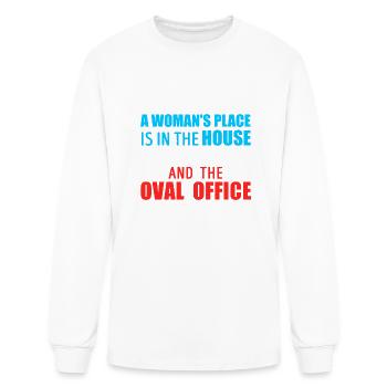A Woman'S Place Is In The House The Senate And Ova - Men's Long Sleeve T-Shirt - white - Front