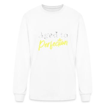 Aged To Perfection - Vintage - Men's Long Sleeve T-Shirt - white - Front