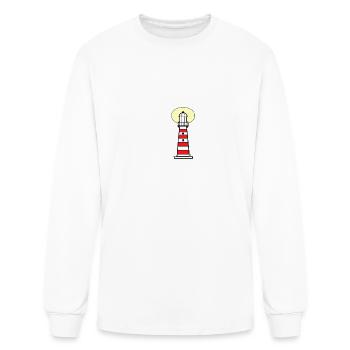 Hilton Head Island South Carolina Lighthouse - Men's Long Sleeve T-Shirt - white - Front