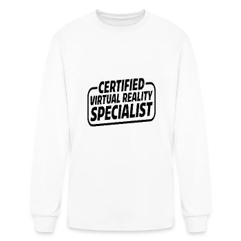 Spécialiste certifié en réalité virtuelle 2 - T-shirt à manches longues Homme - blanc - Devant