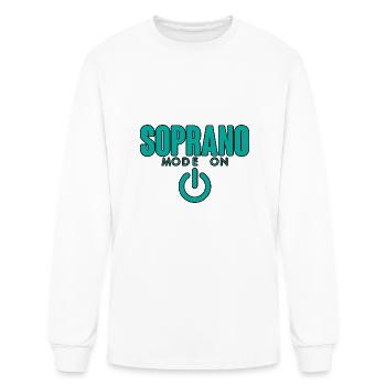 Soprano Mode On 4 - Men's Long Sleeve T-Shirt - white - Front