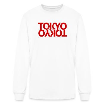 Tokyo 1961 Retro Typography - Men's Long Sleeve T-Shirt - white - Front
