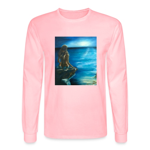 Mermaid over looking the sea - Men's Long Sleeve T-Shirt