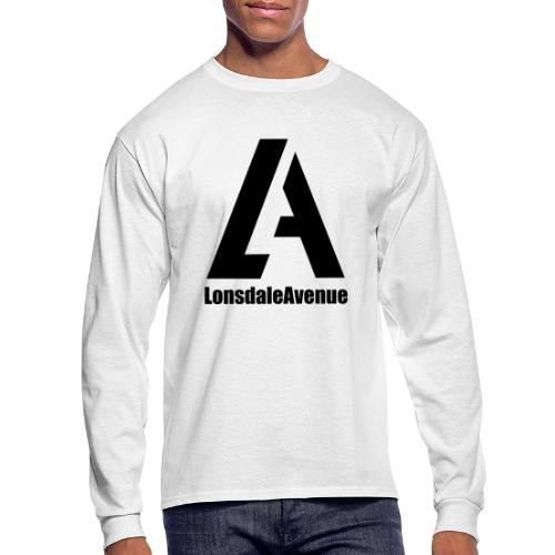 Lonsdale Avenue Logo Black Text - Men's Long Sleeve T-Shirt