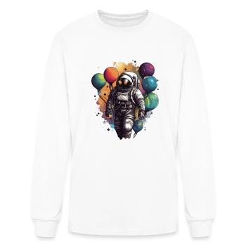 Cosmic Soar - Men's Long Sleeve T-Shirt - white - Front