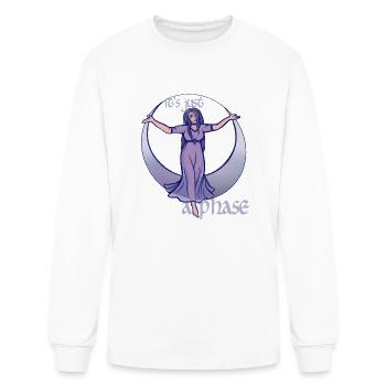 It s Just A Phase - Men's Long Sleeve T-Shirt - white - Front