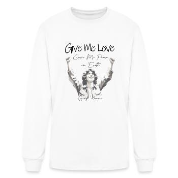 Give me love - Men's Long Sleeve T-Shirt - white - Front