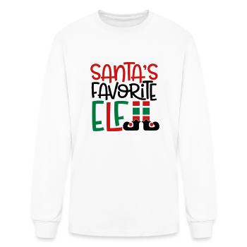 elf - Men's Long Sleeve T-Shirt - white - Front