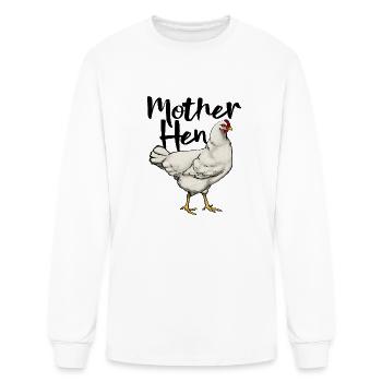 Mother Hen - Men's Long Sleeve T-Shirt - white - Front