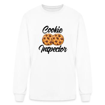 Cookie Inspector - Men's Long Sleeve T-Shirt - white - Front