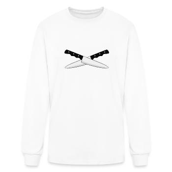 Knife Collector - Men's Long Sleeve T-Shirt - white - Front