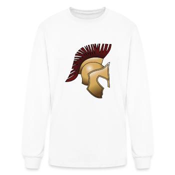 Spartan helmet - Men's Long Sleeve T-Shirt - white - Front