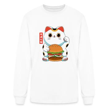Lucky Burger - Men's Long Sleeve T-Shirt - white - Front
