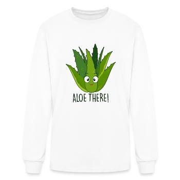 Aloe There 70s - Men's Long Sleeve T-Shirt - white - Front