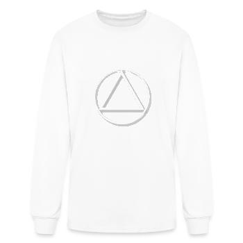 legal aa logo - Men's Long Sleeve T-Shirt - white - Front