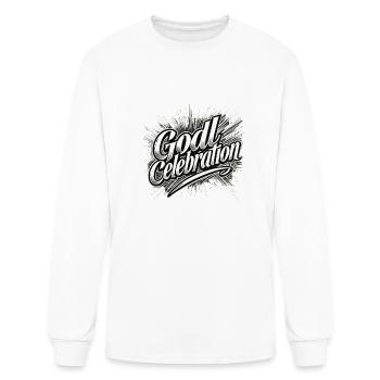Goal celebration shirt - Men's Long Sleeve T-Shirt - white - Front