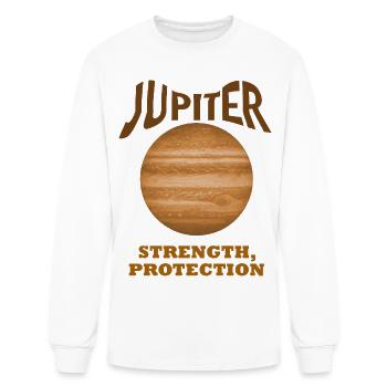 JUPITER - Men's Long Sleeve T-Shirt - white - Front