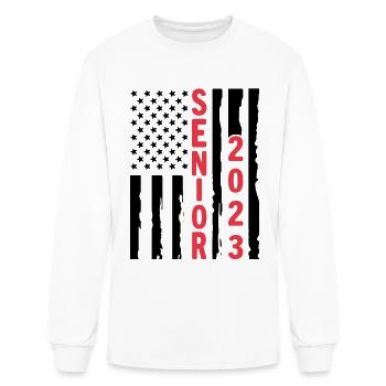 SENIOR CLASS OF 2023 SENIOR SWAG - 23 SENIOR GIFTS - Men's Long Sleeve T-Shirt - white - Front