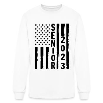 SENIOR CLASS OF 2023 SENIOR SWAG - 23 SENIOR GIFTS - Men's Long Sleeve T-Shirt - white - Front