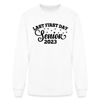 SENIOR CLASS OF 2023 SENIOR SWAG - 23 SENIOR GIFTS - Men's Long Sleeve T-Shirt - white - Front