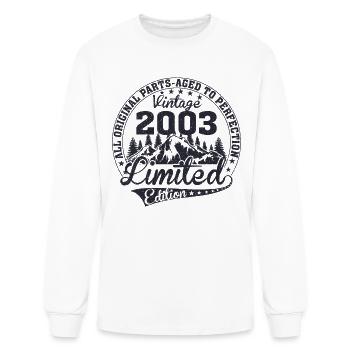Limited Edition 2003 Vintage Anniversary 2003 - Men's Long Sleeve T-Shirt - white - Front