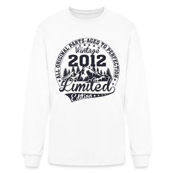 Awesome since 2012 - Men's Long Sleeve T-Shirt - white - Front