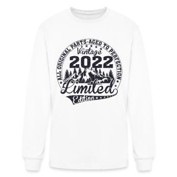 PLACE AND TIME - 2022 - Men's Long Sleeve T-Shirt - white - Front
