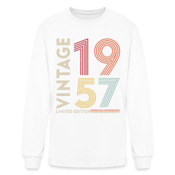 Made in 1957 - Men's Long Sleeve T-Shirt - white - Front