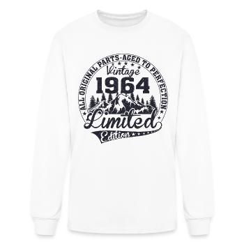 1964 Aged To Perfection - Men's Long Sleeve T-Shirt - white - Front