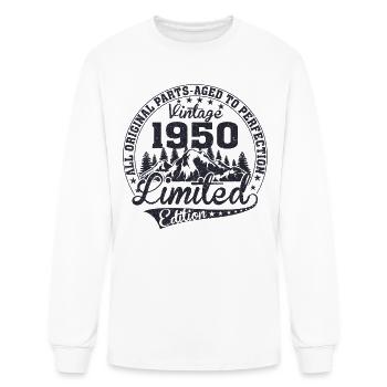 VINTAGE 1950 - Men's Long Sleeve T-Shirt - white - Front