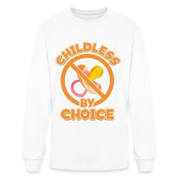 Childless By Choice Childfree - Men's Long Sleeve T-Shirt - white - Front