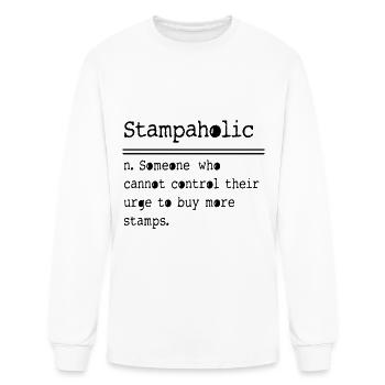 Philatelist Postage Stamp Philately Stamp - Men's Long Sleeve T-Shirt - white - Front