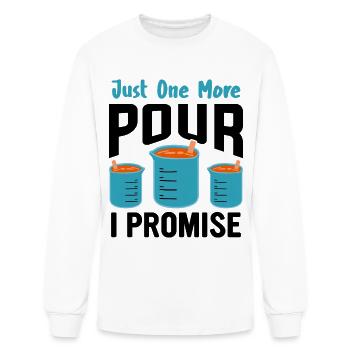 Resin Painting Epoxy Wood Art Design - Men's Long Sleeve T-Shirt - white - Front