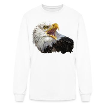 eagle - Men's Long Sleeve T-Shirt - white - Front