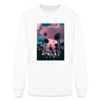 Aesthetic Music Image - Men's Long Sleeve T-Shirt - white - Front