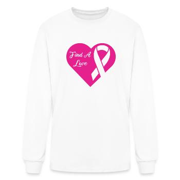 Breast Cancer - Men's Long Sleeve T-Shirt - white - Front
