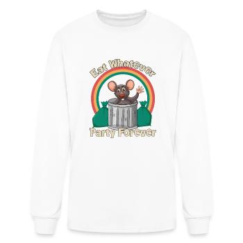 Eat Whatever - Men's Long Sleeve T-Shirt - white - Front