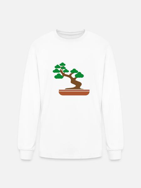bonsai - Men's Long Sleeve T-Shirt - white