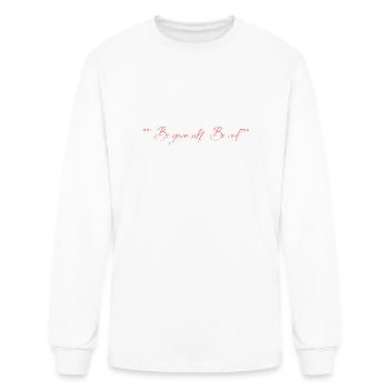 Inspirational sentence for gifts - Men's Long Sleeve T-Shirt - white - Front