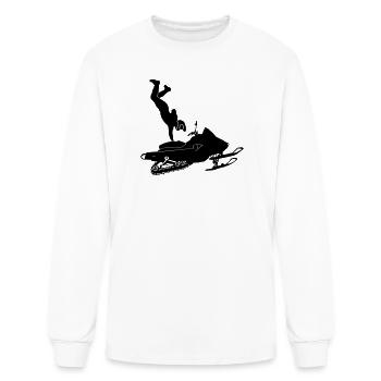 Snowmobil Stunts - Men's Long Sleeve T-Shirt - white - Front